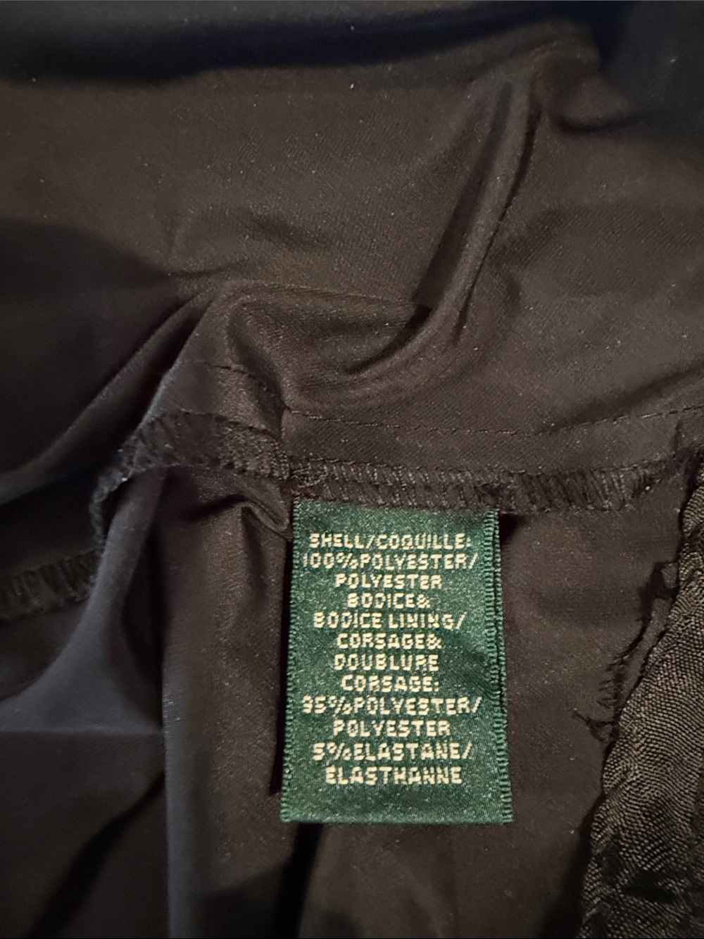 Ralph Lauren black taffeta Gown - Picture 8 of 8